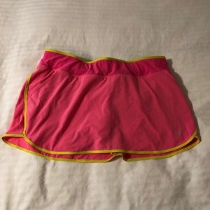 Hot Pink Nike Tennis skirt/Running shorts